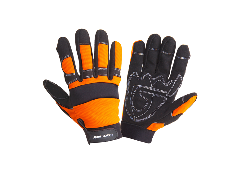 Werkhandschoenen zwart - oranje, 11 Lahti Pro L280511K