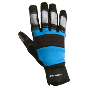 Werkhandschoenen zwart - blauw, 8 Lahti Pro L280708K