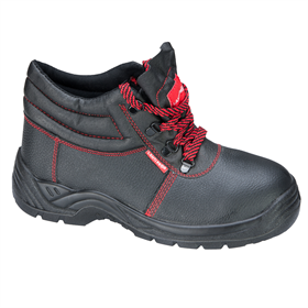 Werkschoenen zonder veiligheidsneus, leer zwart, o1 src, 39, ce Lahti Pro L3010139