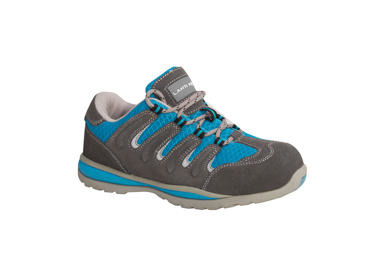 Werkschoenen/dames, suède/mesh-stof, grijs-blauw, s1 sra, 39, ce Lahti Pro L3040639