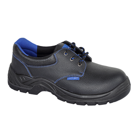 Leren werkschoenen, zwart-blauw, sb fo src, 42 Lahti Pro L3041942