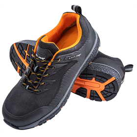 Werkschoenen mesh-stof/rip-stop, zwart - oranje, s1p src, 46, ce Lahti Pro L3042946