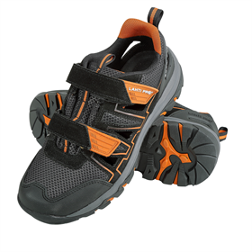 Werkschoenen sandalen, zonder metalen neus suède/mesh-stof, 45, ce Lahti Pro L3060645