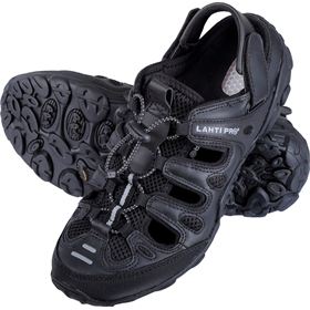 Werkschoenen sandalen, PU/mesh-stof zwart en grijs, 42 Lahti Pro L3061142