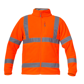 Waarschuwing fleece sweater oranje S Lahti Pro L4011001