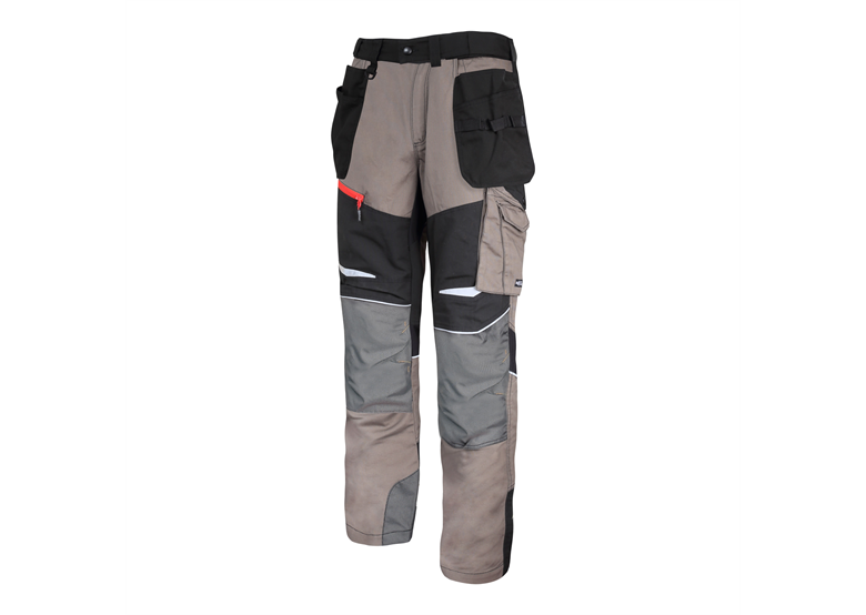 Werkbroek kaki met stretch inzetstukken S Lahti Pro L4050901