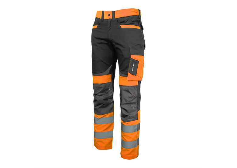 Waarschuwing werkbroek, zwart/oranje 2XL Lahti Pro L4051205