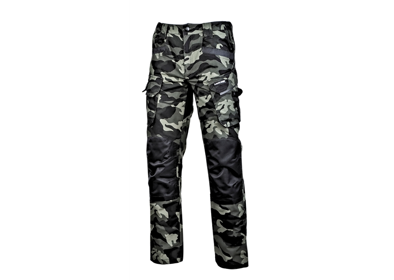 Camouflage werkbroek met versterkingen, S Lahti Pro L4051901