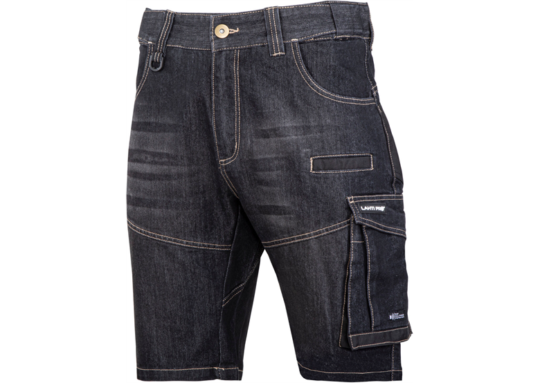 Versterkte korte broek denim zwart 3XL ce Lahti Pro L4070806