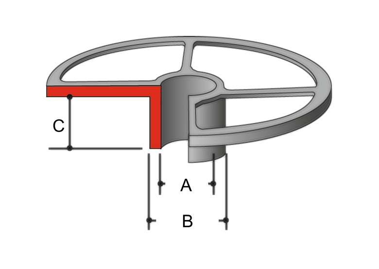 Kopieerring 9,5mm Makita 193338-1