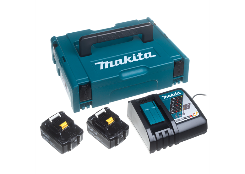 Accu 18V 3,0Ah (x2) en oplader Makita 197952-5