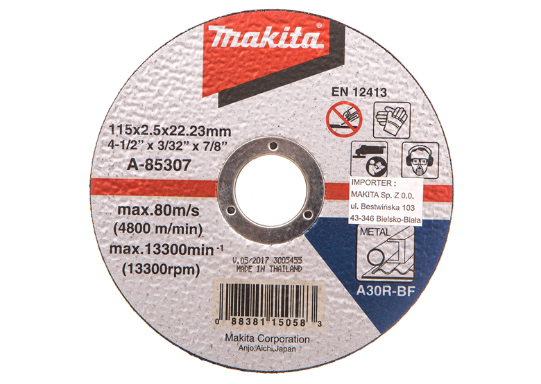 Zaagblad 115 x 2,5 x 22 mm Makita A-85307