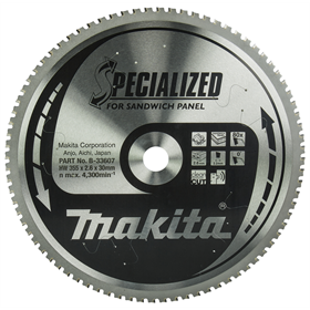Gespecialiseerde snijschijf 355x30mm, 80T Makita B-33607