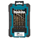 19-delige ProBox metaalborenset HSS-Co, DIN 338 (kobaltlegering) Makita D-67561