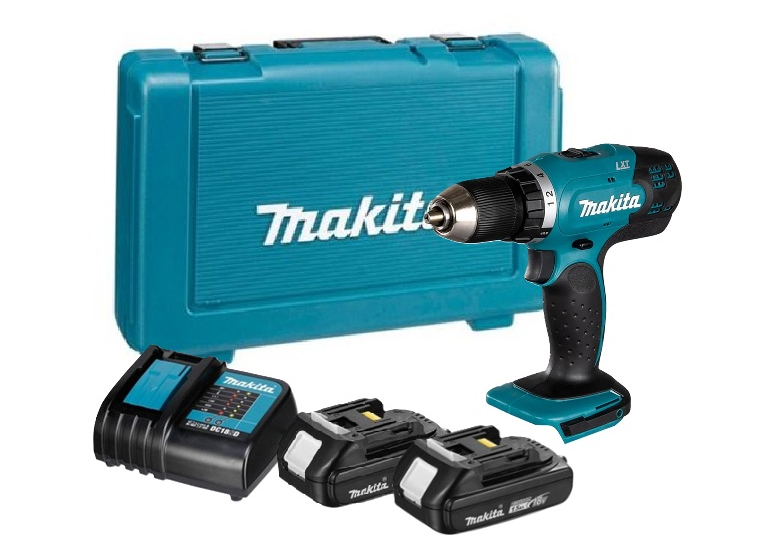 Boor-schroefmachine Makita DDF453SYE 2x1.5Ah