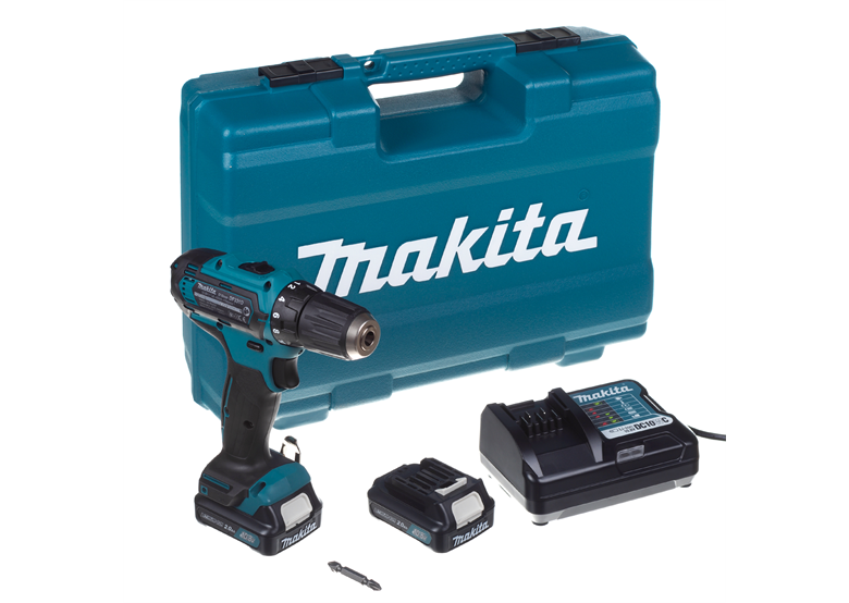 Boor-schroefmachine met set van boren en bits 74 st. Makita DF331DWAX2