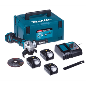 Haakse slijpmachine Makita DGA513RT3J 3x5.0Ah MAKPAC 3