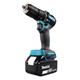 Klopboor-/schroefmachine Makita DHP487RAJ 2x2.0Ah