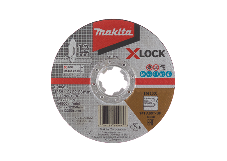 Zaagblad 125mm X-Lock A60T Makita E-00418