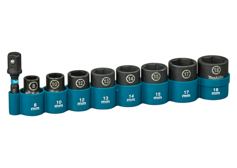 Slagdopset 9-delig Makita  E-16639
