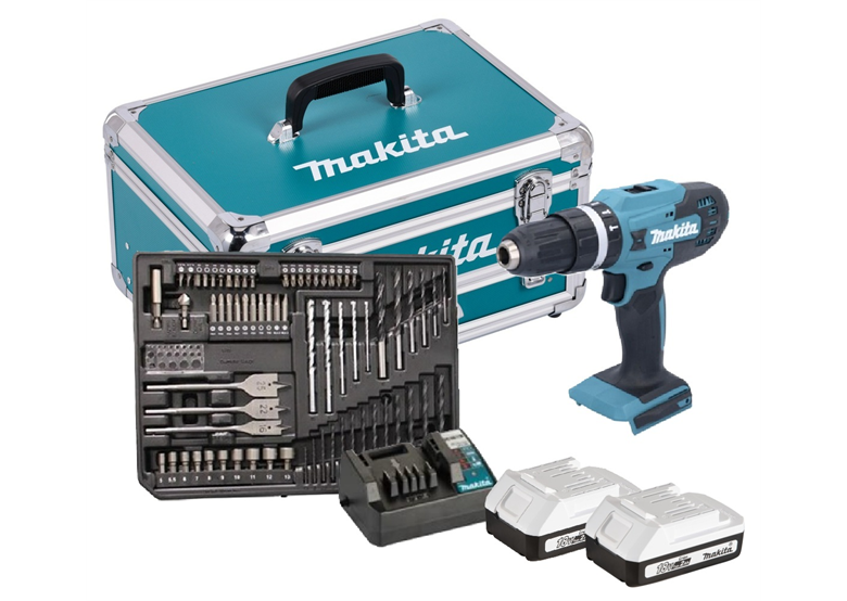 Klopboor-/schroefmachine Makita HP488D008 2x2.0Ah