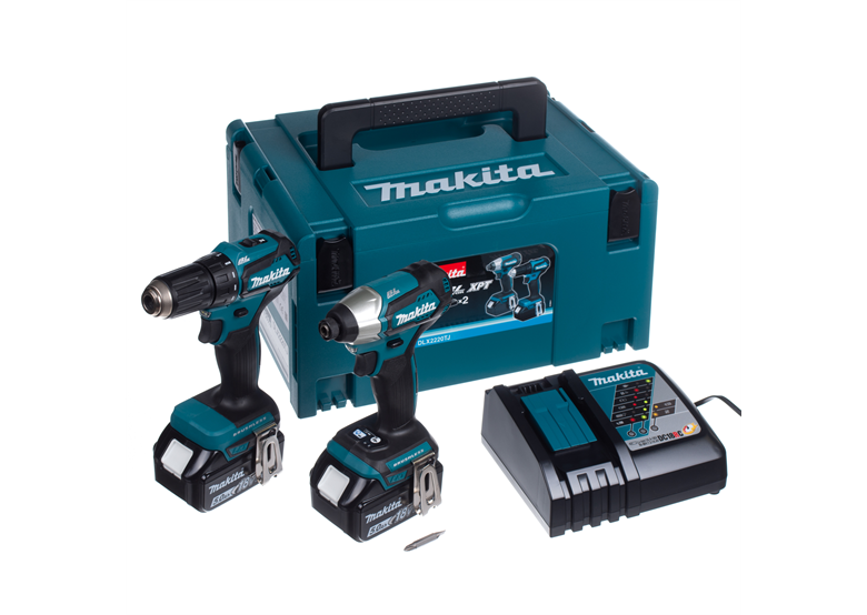 Gereedschap Set 18V Makita LXT DLX2220TJ 2x5.0Ah