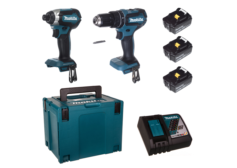 Gereedschap Set 18V Makita LXT DLX2283JX1 3x3.0Ah