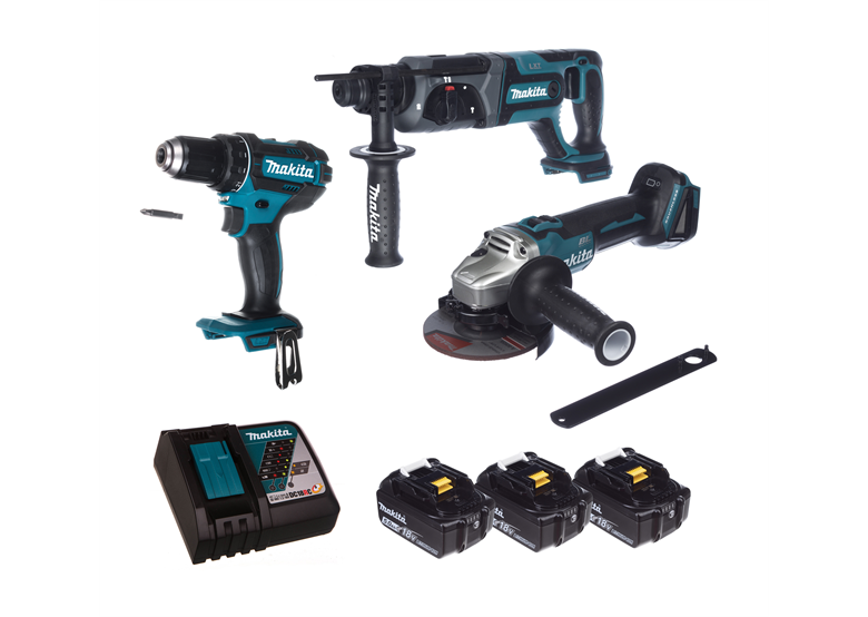 Gereedschap Set 18V Makita LXT DLX3078TX1 3x5.0Ah