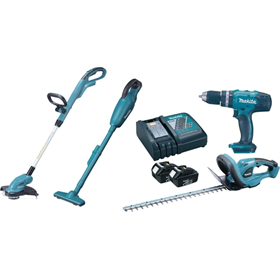 Gereedschap Set 18V Makita LXT DLX4093 2x3.0Ah