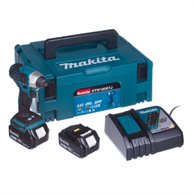 Slagmoersleutel Makita LXT DTW180RTJ 2x5.0Ah