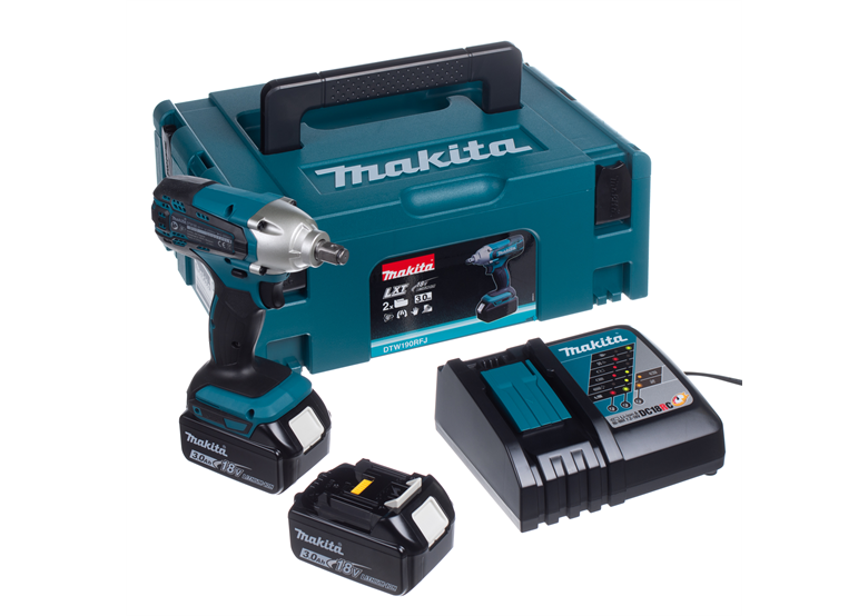 Slagmoersleutel Makita LXT DTW190RFJ 2x3.0Ah