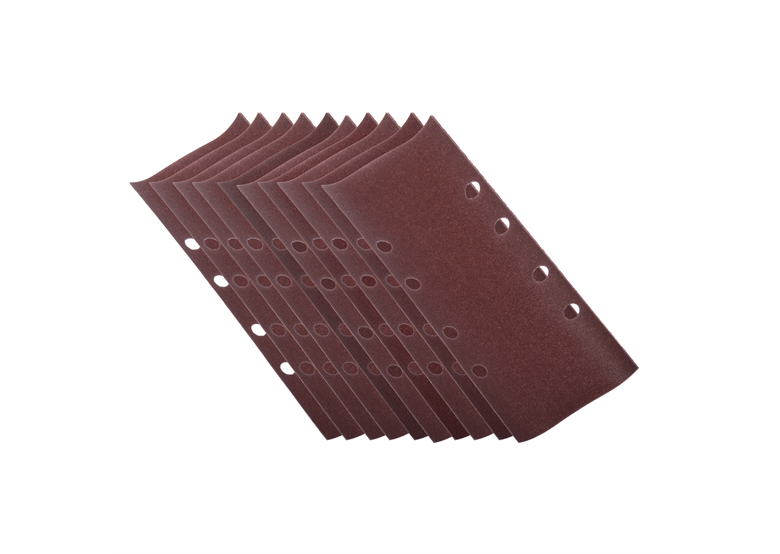 Schuurpapier 93 x 228 (8 gaten) korrel 180, 10 stuks Makita P-36033