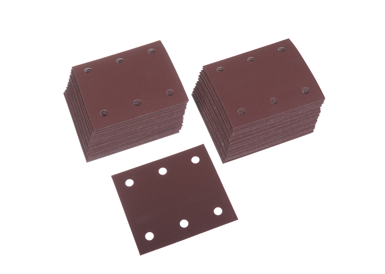 Schuurpapier 114x102 mm 6-gaats K320 Velcro Makita P-42494