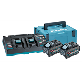 Energie-set Makita XGT 2xBL4050F+DC40RB