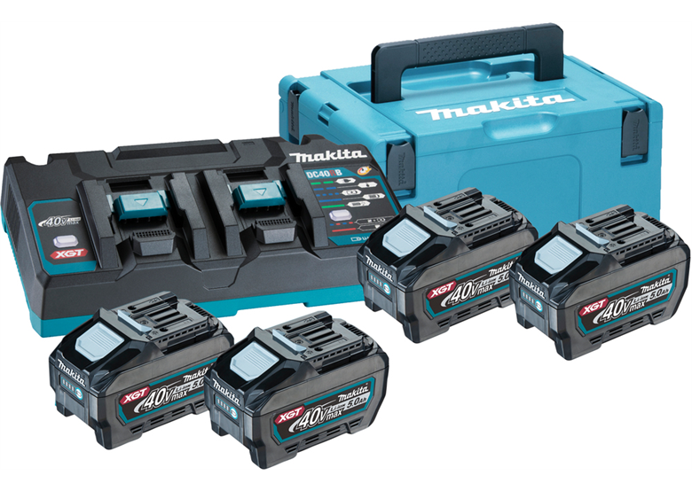Energie-set Makita XGT 4xBL4050F+DC40RB