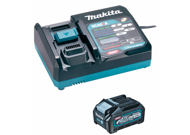 Energie-set Makita XGT BL4040+DC40RA