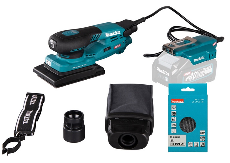 Vlakschuurmachine Makita XGT BO005CGZ