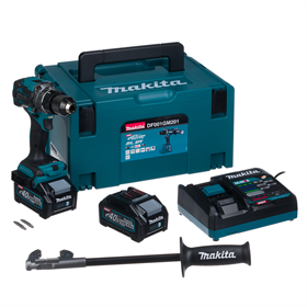 Boor-schroefmachine Makita XGT DF001GM201 2x4,0Ah MAKPAC 3