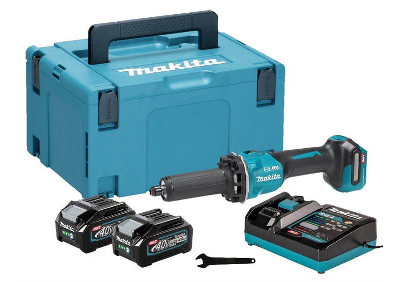 Rechte slijper Makita XGT GD001GM201 2x4.0Ah