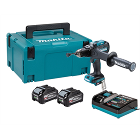 Klopboor-/schroefmachine Makita XGT HP003GU201 2x4.0Ah