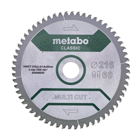 Cirkelzaagblad Metabo 628066000