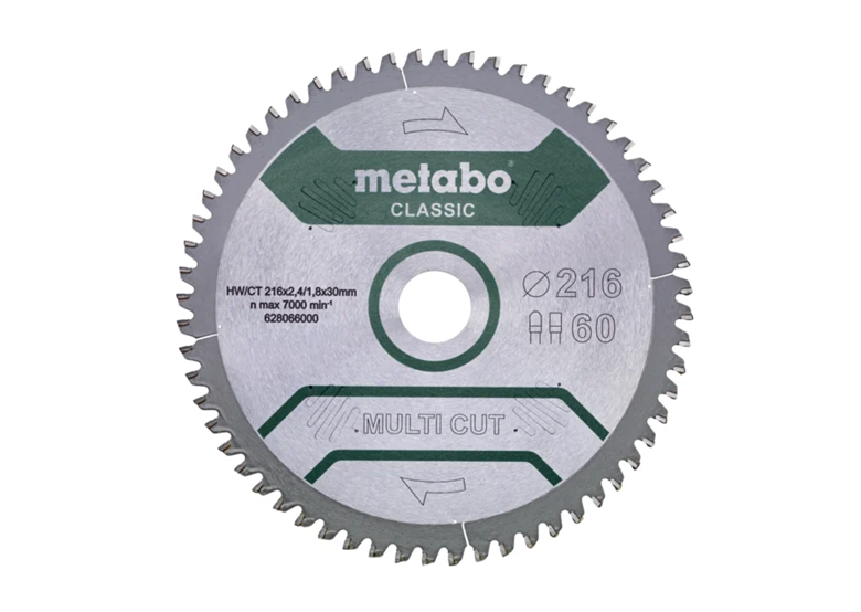 Cirkelzaagblad Metabo 628066000