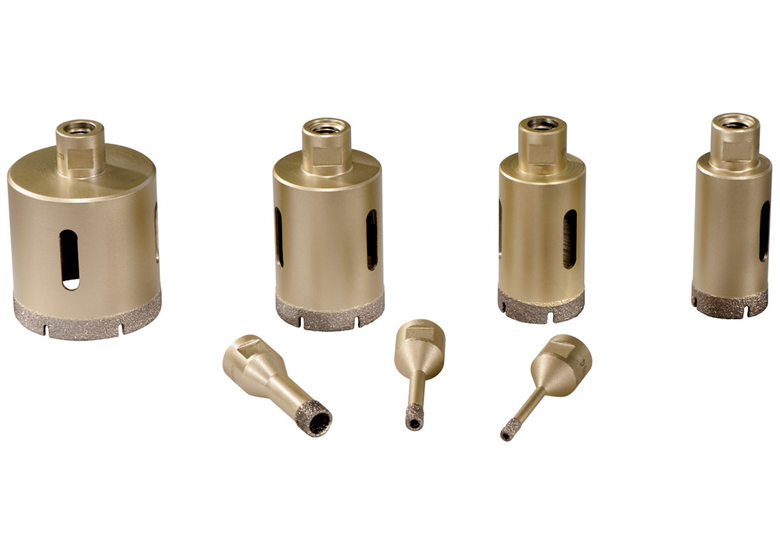 Tegel-diamantboorkronen-set "Dry", 7-delig, M14 Metabo 628317000
