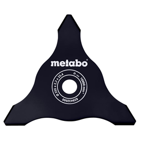 Mes voor struikgewas 3-vleugelig Metabo 628432000