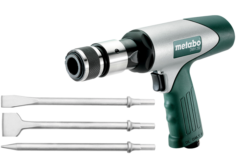 Perslucht-beitelhamer Metabo DMH 290 Set