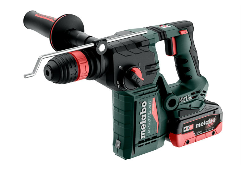 Combihamer SDS-Plus Metabo KH 18 LTX BL 24 Q 2x5.5Ah
