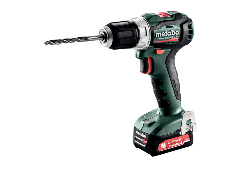 Boor-schroefmachine Metabo PowerMaxx BS 12 BL 2x2.0Ah
