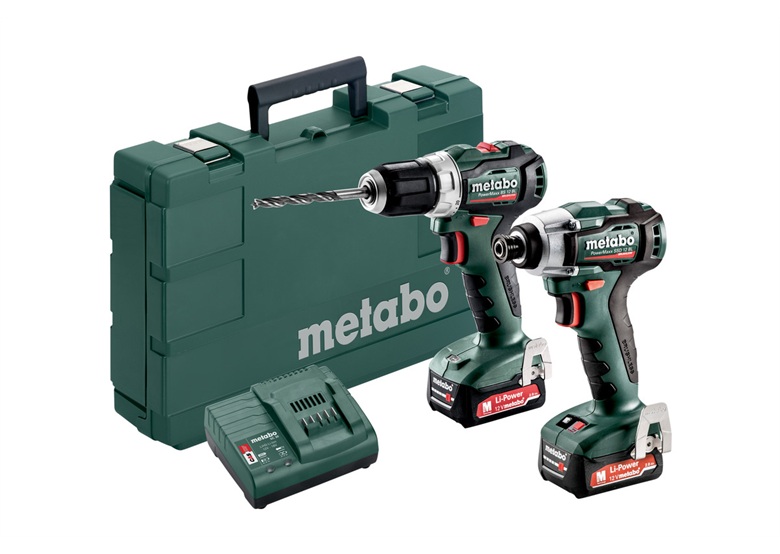 Gereedschap Set 12V Metabo PowerMaxx Combo Set 2.7.3 2x2.0Ah