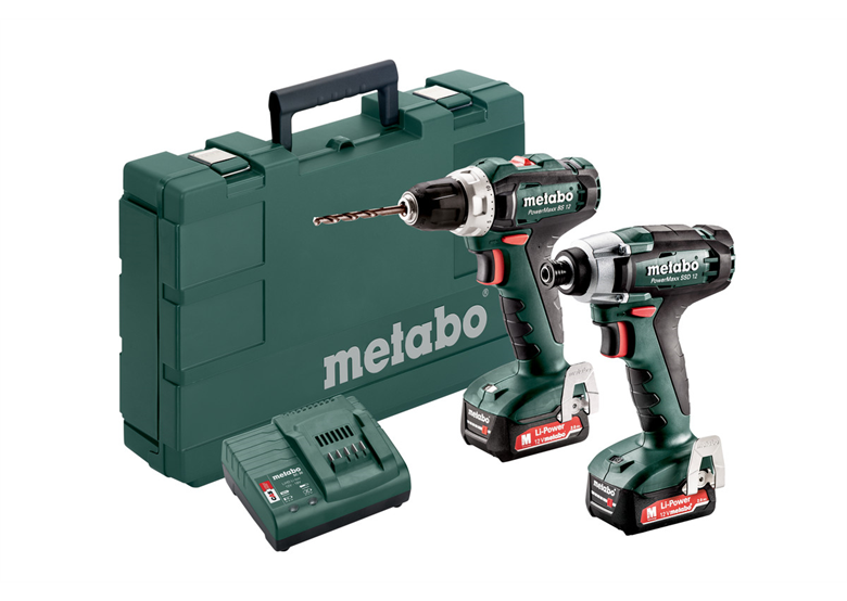 Gereedschap Set 12V Metabo PowerMaxx PL_N2029 2x2.0Ah