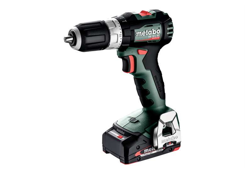 Klopboor-/schroefmachine Metabo SB 18 L 3x2.0Ah